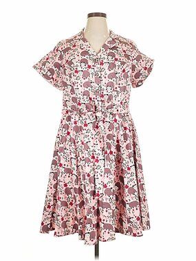 Eva Rose Modern Millie Possum Shirtwaist Dress 1X Plus New Made in USA